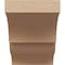 Ekena Millwork 6in. W x 8in. H x 16in. L Asheboro Woodgrain TimberThane Rafter Tail, Primed Tan RFTUR06X08X16ASHRCPR - alternate 4